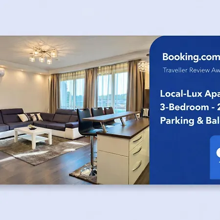 Local-lux Premium Apartment- 2 Bedrooms Balcony -2 Private Parking דירה