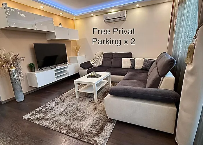 Local-lux Premium Apartment- 2 Bedrooms Balcony -2 Private Parking